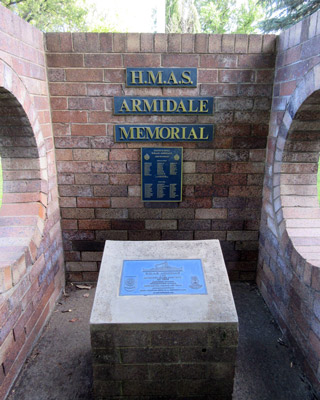 HMAS Armidale memorial