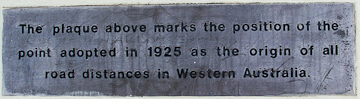Plaque on the wall of the building
